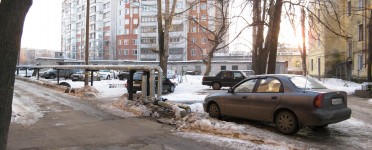 9 февраля. Автомобили буквально всё заполонили. Автор Татьяна Шепелева