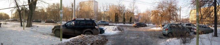 9 февраля. Автомобили буквально всё заполонили. Автор Татьяна Шепелева