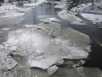 5 апреля. ''А воды уж весной шумят''. Река Тёша ломает лед. Автор Галина Ивановна Медяева