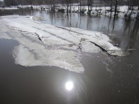 5 апреля. ''А воды уж весной шумят''. Река Тёша ломает лед. Автор Галина Ивановна Медяева