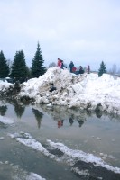 Каликино. Проводы зимы. Экстремальные горки. Автор Татьяна Осипова