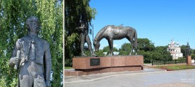 Памятник поэту Константину Николаевичу Батюшкову. Скульптор В.Клыков. Вологда, июнь 2014 года. Фото Татьяны Шепелевой